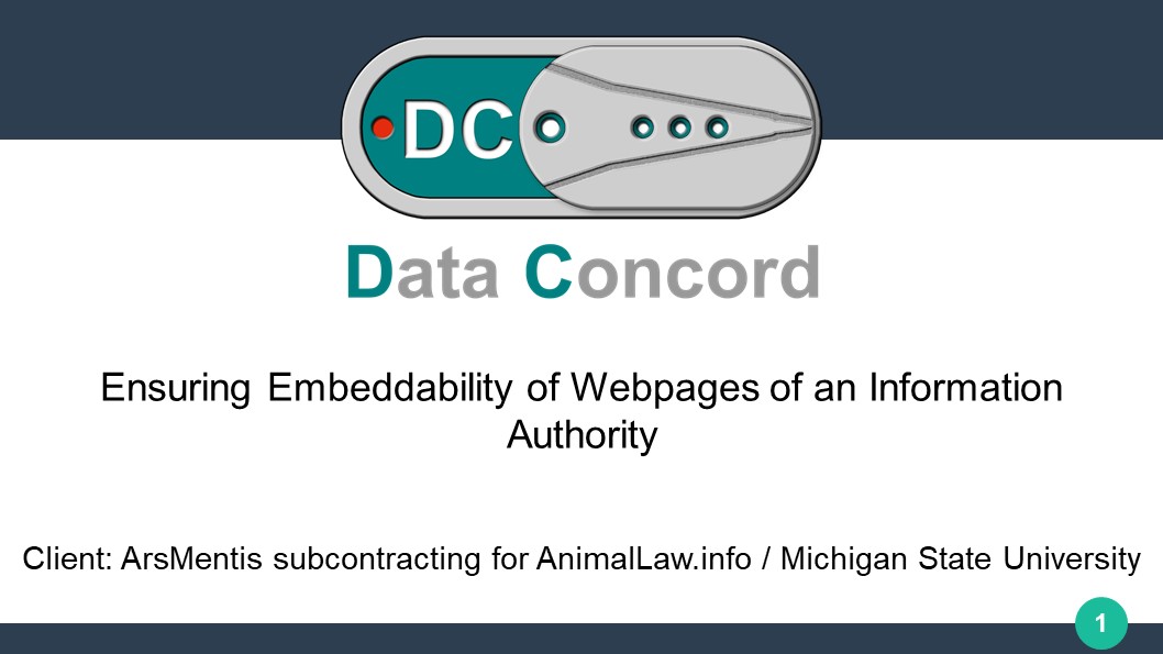 First slide